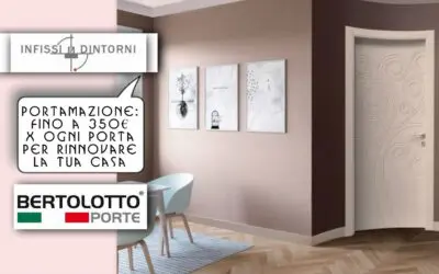 Con la Portamazione Rinnovi la tua Casa Risparmiando