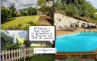 Estate, Tempo di relax Lavori in Casa in Giardino e anche ristoro nella tua Piscina